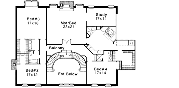 Upper/Second Floor Plan: 8-603