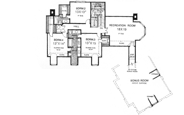 Upper/Second Floor Plan: 8-604
