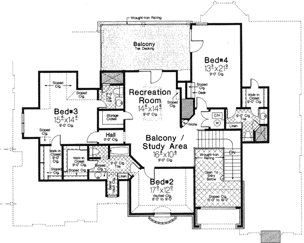 Upper/Second Floor Plan:8-606