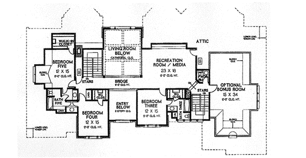 Upper/Second Floor Plan: 8-609