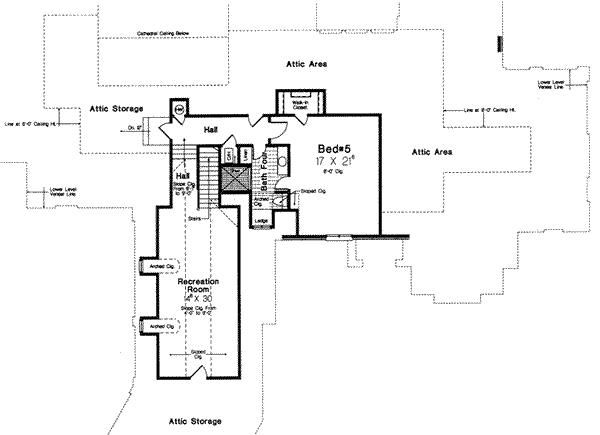 Upper/Second Floor Plan: 8-611