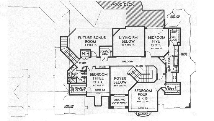 Upper/Second Floor Plan: 8-612