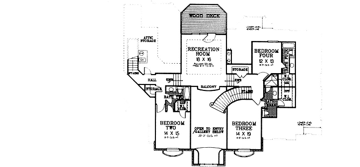 Upper/Second Floor Plan: 8-614