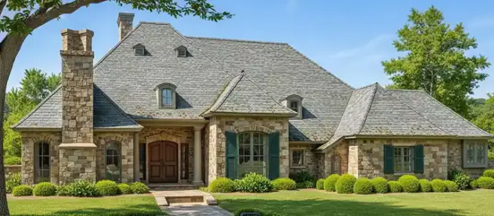 Traditional house plans 8-622 - front exterior, 3,162 sq ft, 4 bed, 3 bath house plans | Monster House Plans