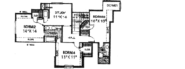 Upper/Second Floor Plan: 8-627
