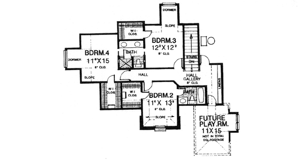 Upper/Second Floor Plan: 8-628