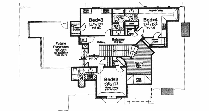 Upper/Second Floor Plan: 8-631