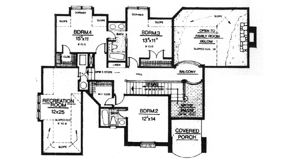 Upper/Second Floor Plan: 8-633