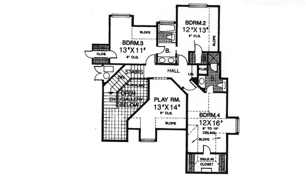 Upper/Second Floor Plan: 8-635