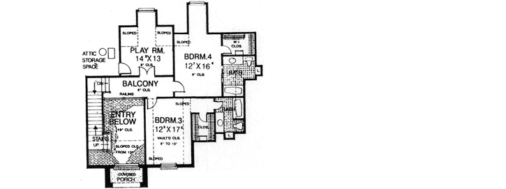 Upper/Second Floor Plan: 8-639