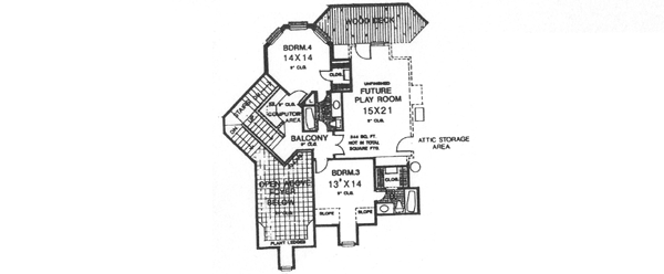 Upper/Second Floor Plan: 8-641