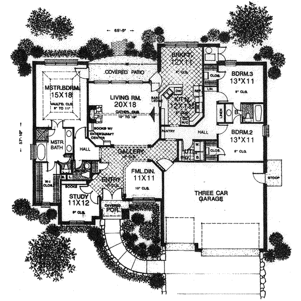 Main Floor Plan: 8-645