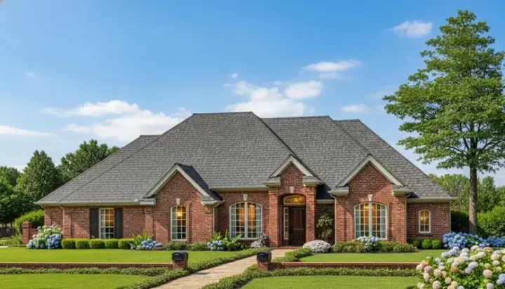 Traditional house plans 8-646 - front exterior, 2,289 sq ft, 4 bed, 3 bath house plans | Monster House Plans