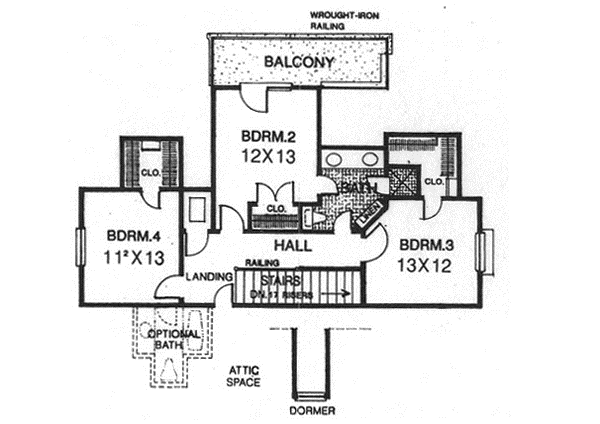 Upper/Second Floor Plan: 8-651