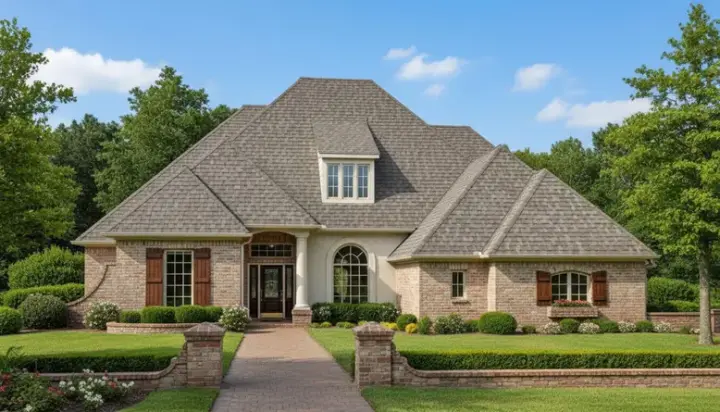 French Country house plans 8-662 - front exterior, 2,655 sq ft, 4 bed, 3 bath house plans | Monster House Plans