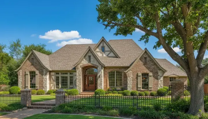 European house plans 8-669 - front exterior, 2,965 sq ft, 3 bed, 2 bath house plans | Monster House Plans