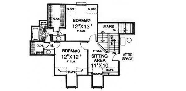 Upper/Second Floor Plan: 8-670