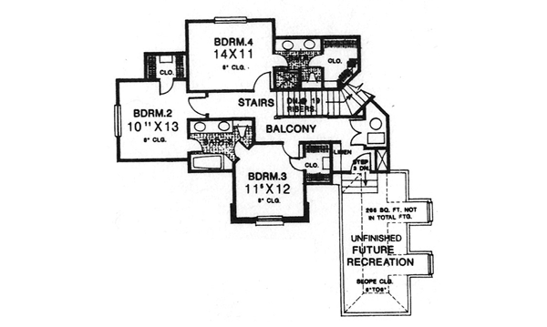Upper/Second Floor Plan: 8-672