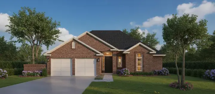 Traditional house plans 8-676 - front exterior, 1,299 sq ft, 3 bed, 2 bath house plans | Monster House Plans