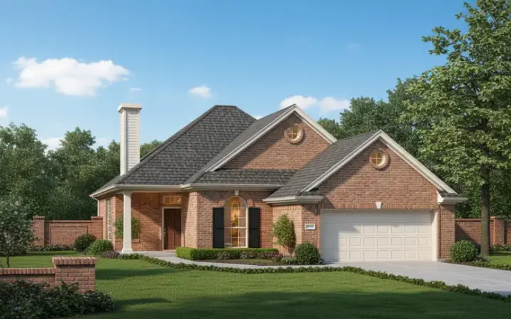 Traditional house plans 8-679 - front exterior, 1,604 sq ft, 3 bed, 2 bath house plans | Monster House Plans