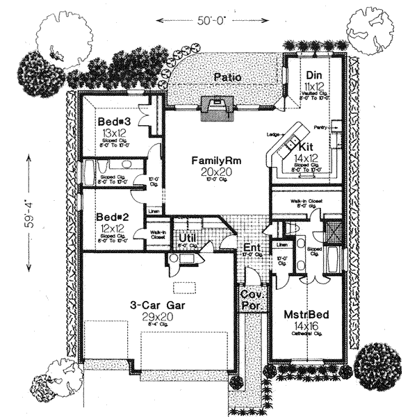 Main Floor Plan: 8-686
