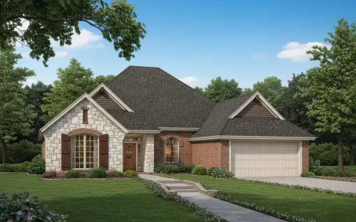 Traditional house plans 8-692 - front exterior, 2,004 sq ft, 3 bed, 2 bath house plans | Monster House Plans