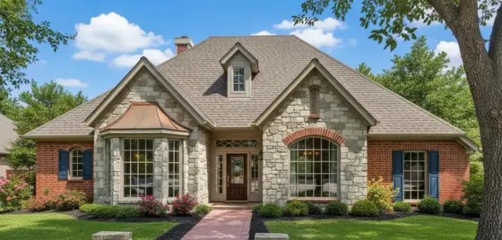 Traditional house plans 8-702 - front exterior, 2,214 sq ft, 3 bed, 2 bath house plans | Monster House Plans
