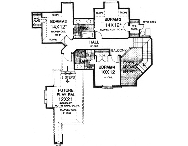 Upper/Second Floor Plan: 8-704