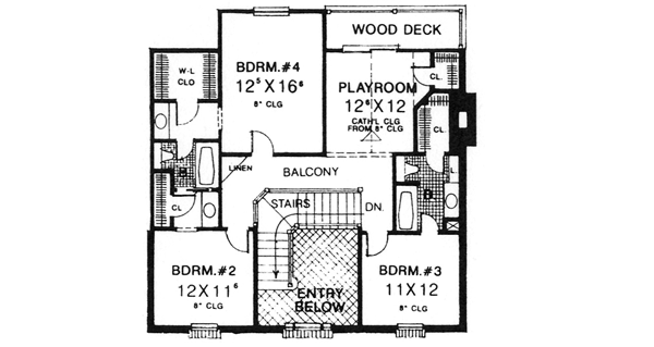 Upper/Second Floor Plan:8-705