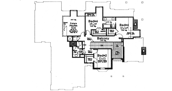 Upper/Second Floor Plan: 8-708