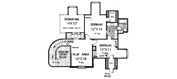 Upper/Second Floor Plan: 8-711