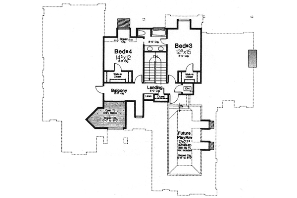 Upper/Second Floor Plan: 8-713