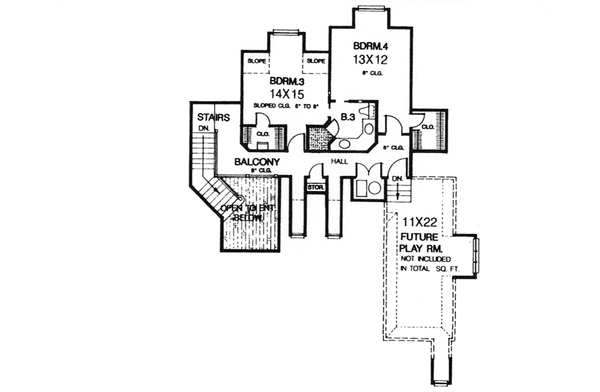 Upper/Second Floor Plan: 8-715