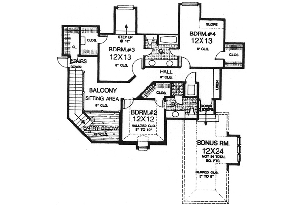 Upper/Second Floor Plan: 8-716