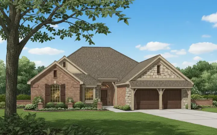 Traditional house plans 8-732 - front exterior, 2,319 sq ft, 3 bed, 2 bath house plans | Monster House Plans