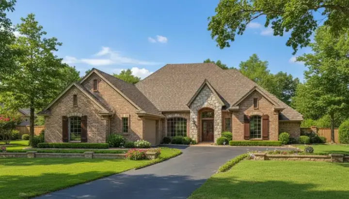 Traditional house plans 8-738 - front exterior, 2,473 sq ft, 3 bed, 2 bath house plans | Monster House Plans