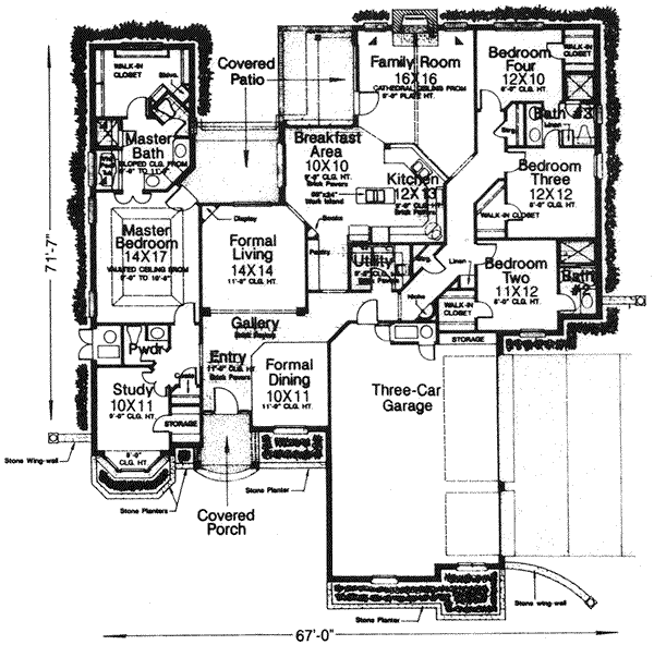 Main Floor Plan: 8-747