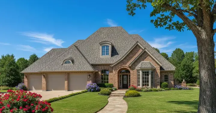 French Country house plans 8-759 - front exterior, 2,889 sq ft, 4 bed, 3 bath house plans | Monster House Plans