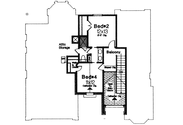 Upper/Second Floor Plan: 8-780