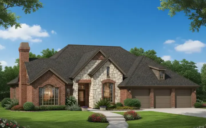 Traditional house plans 8-783 - front exterior, 2,091 sq ft, 4 bed, 2 bath house plans | Monster House Plans