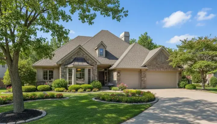 Traditional house plans 8-787 - front exterior, 2,192 sq ft, 4 bed, 3 bath house plans | Monster House Plans