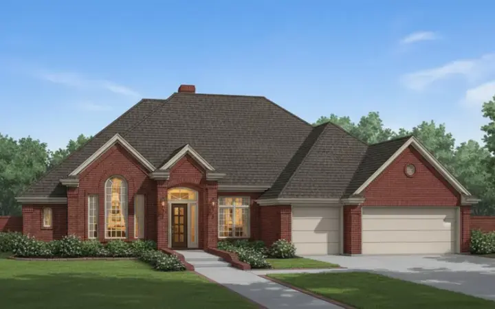 Traditional house plans 8-788 - front exterior, 2,231 sq ft, 4 bed, 2 bath house plans | Monster House Plans