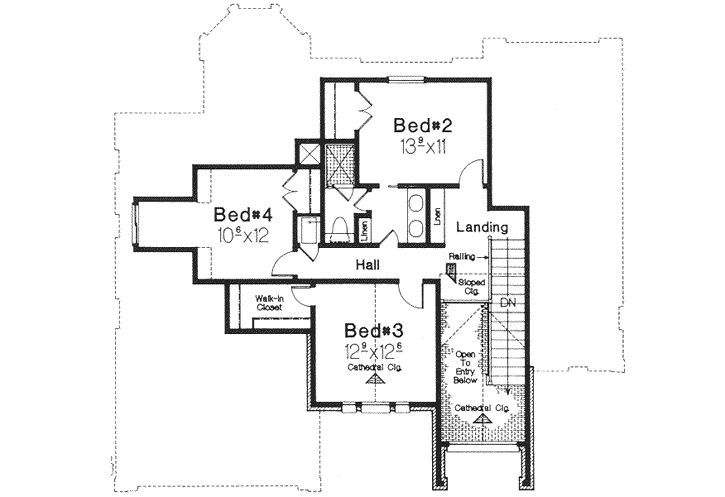 Upper/Second Floor Plan: 8-797