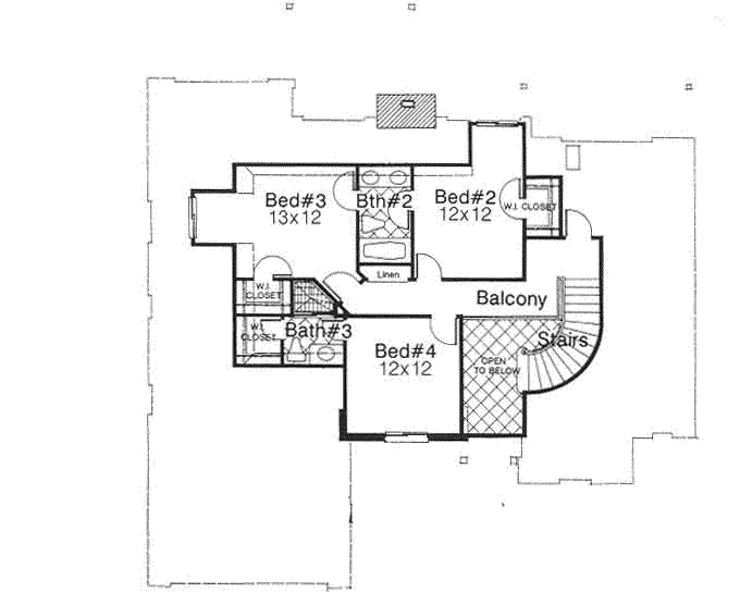 Upper/Second Floor Plan: 8-802