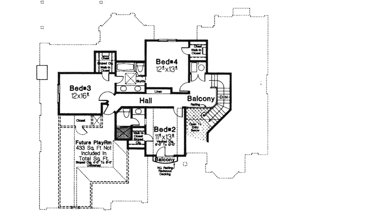 Upper/Second Floor Plan: 8-818