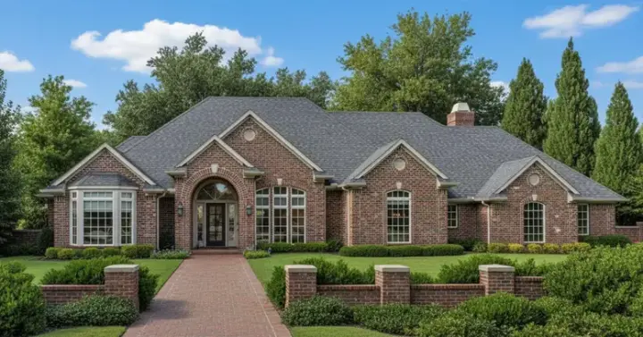 Traditional house plans 8-820 - front exterior, 3,089 sq ft, 4 bed, 3 bath house plans | Monster House Plans