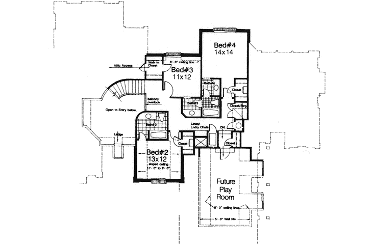 Upper/Second Floor Plan: 8-830