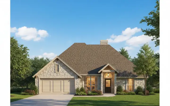 Traditional house plans 8-840 - front exterior, 1,663 sq ft, 4 bed, 2 bath house plans | Monster House Plans