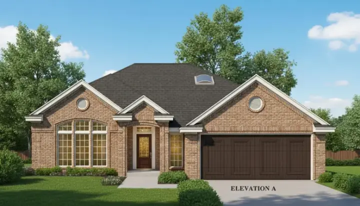 Traditional house plans 8-841 - front exterior, 1,694 sq ft, 3 bed, 2 bath house plans | Monster House Plans