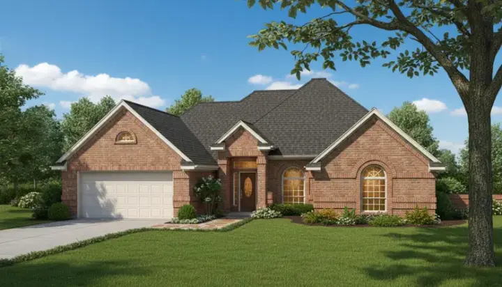 Traditional house plans 8-844 - front exterior, 1,987 sq ft, 3 bed, 2 bath house plans | Monster House Plans
